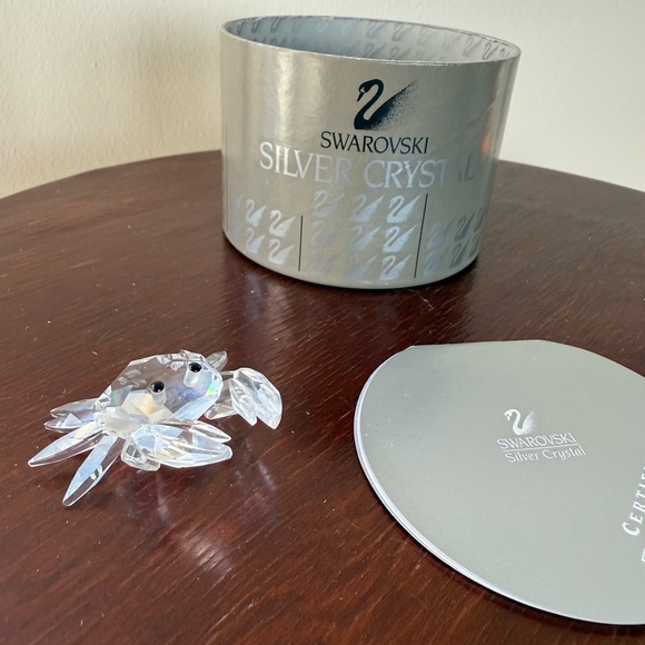Swarovski crystal miniature crab 7624NR000004 mint with box and certificate - Picture 5 of 7